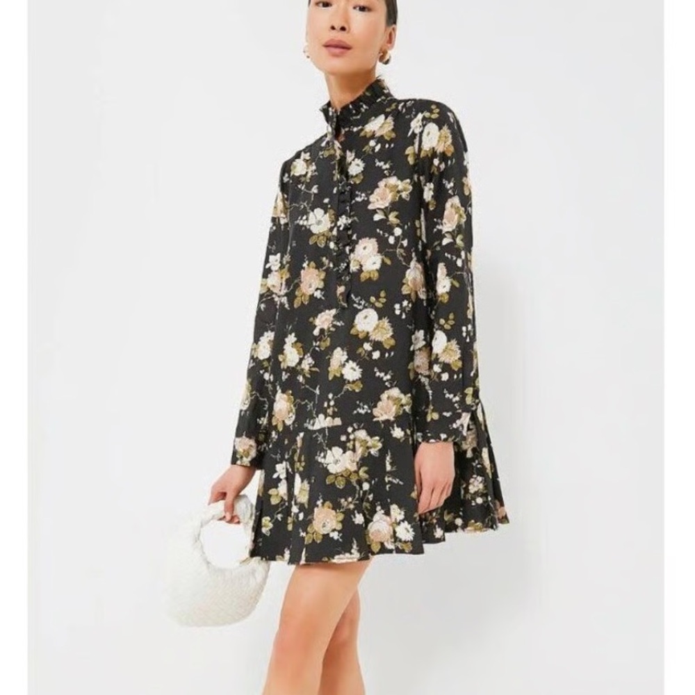 NWT TUCKERNUCK MIDNIGHT GARDEN FLORAL DRESS XL
